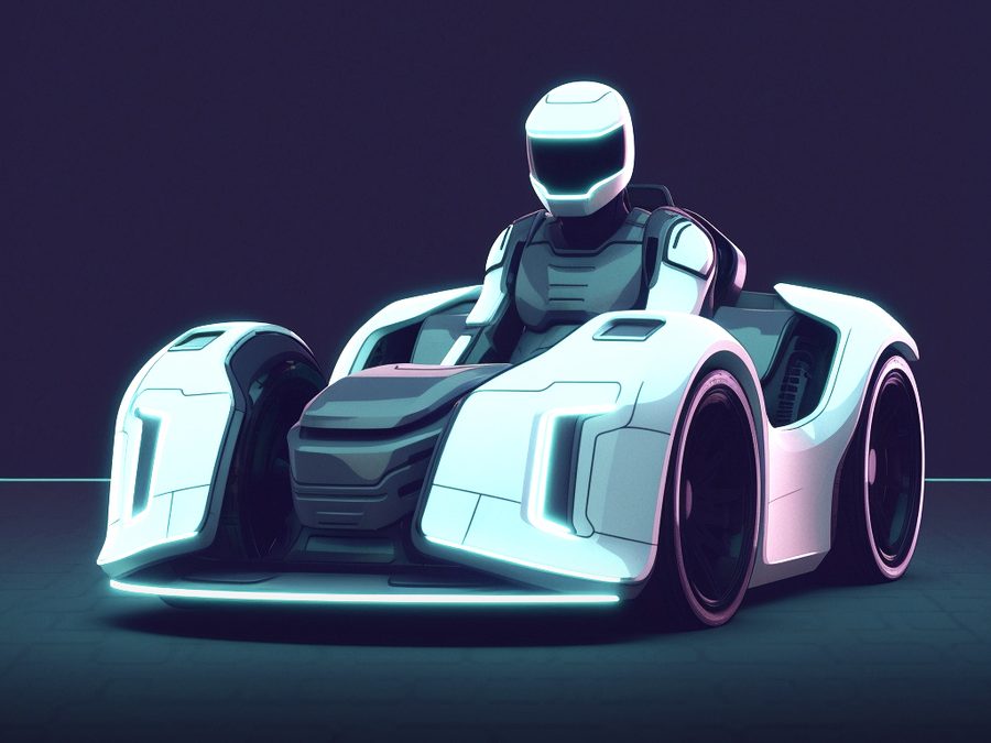 CyberAuto 概念车渲染