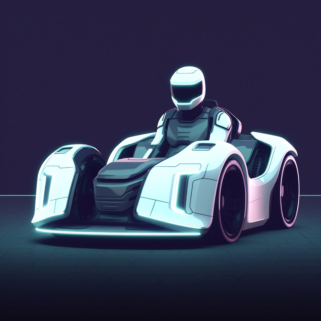 米塔族元宇宙品牌 CyberAuto 概念车渲染